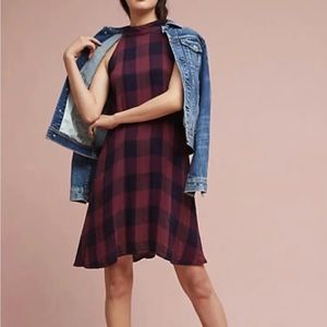 NWT Plaid Swing Dress by Cloth & Stone